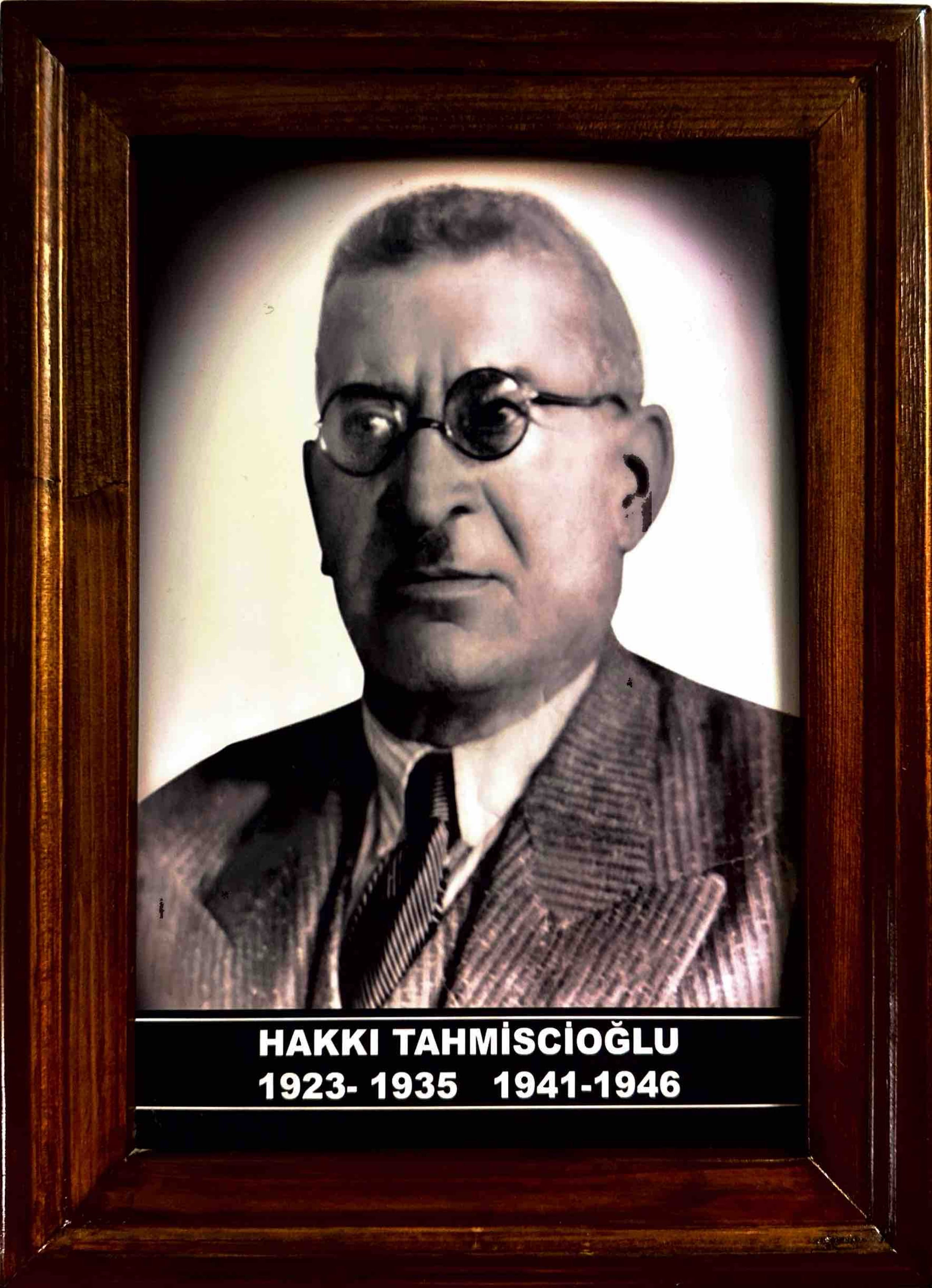 Hakkı TAHMİSCİOĞLU