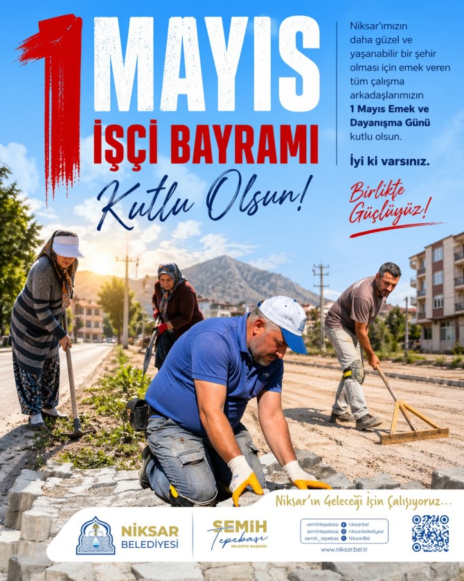 1 Mayıs İşçi Bayramı Kutlu Olsun