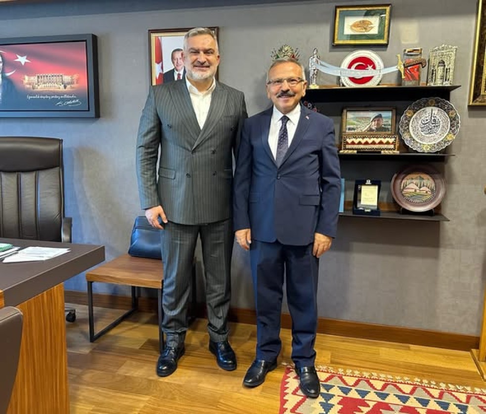 Bir dizi ziyaret ve temaslarda bulunmak üzere Ankara’da bulunan Beledi...