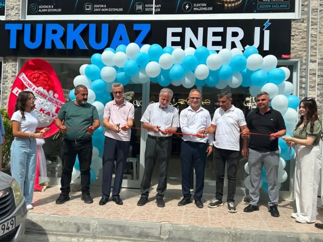 Belediye Başkan Yardımcımız Mustafa Koyuncu, ilçemizde hizmet vermeye başlayan Turkuaz Enerji’nin yeni iş yerinin açılış programına katıldı
