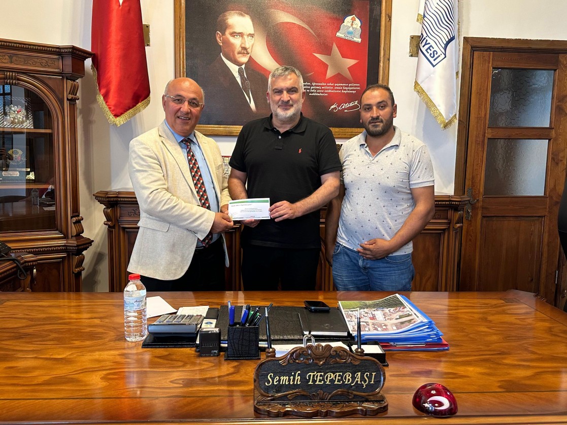 Belediye Başkanımız Semih Tepebaşı, Aybastı Pelitözü Kızılot Yaylası Dernek Başkanı Sayın Kadir Özbolat’ı belediyemizde misafir etti