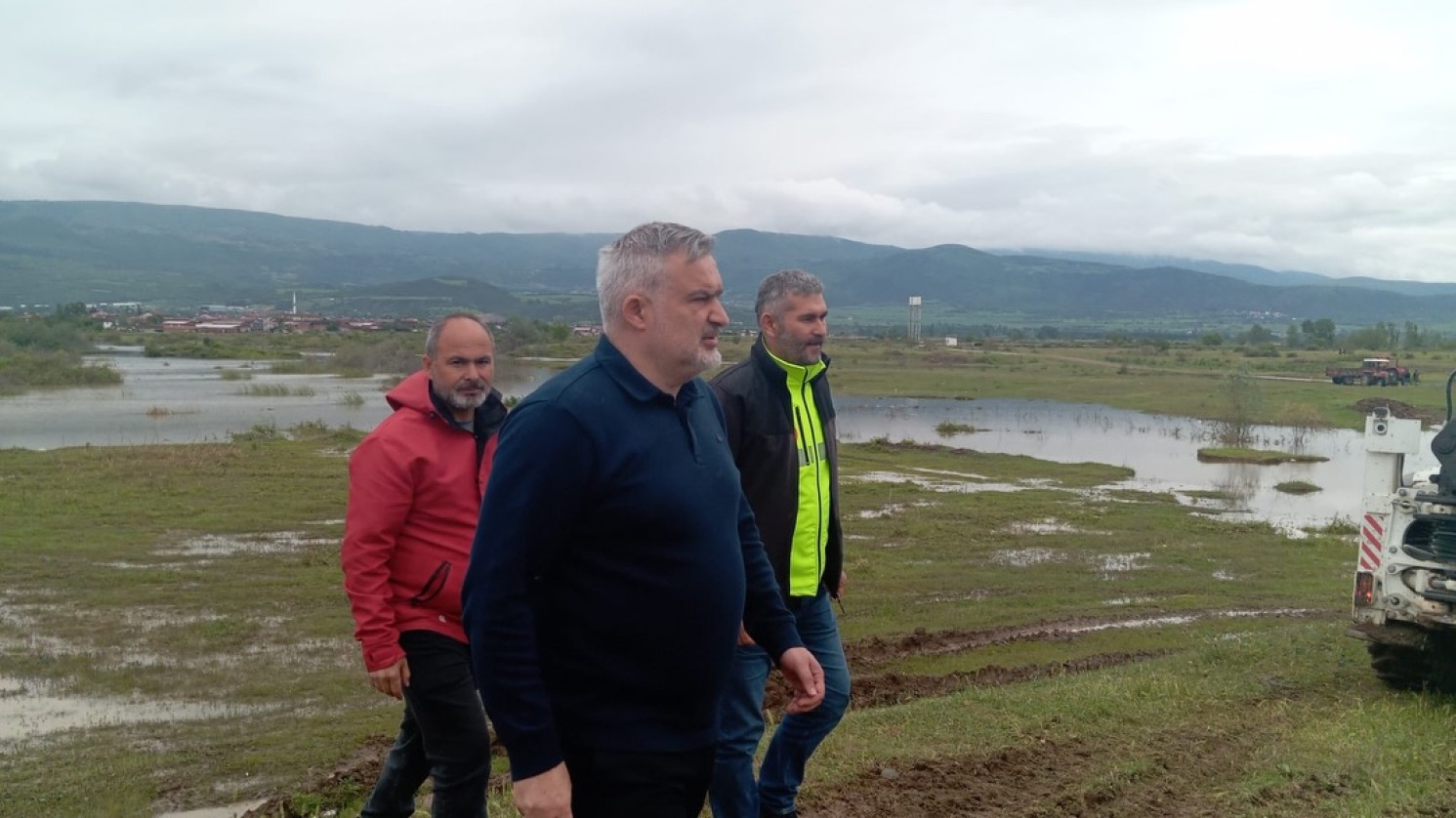 Belediye Başkanımız Semih Tepebaşı, Kelkit Irmağı setti Mahmudiye Köyü...