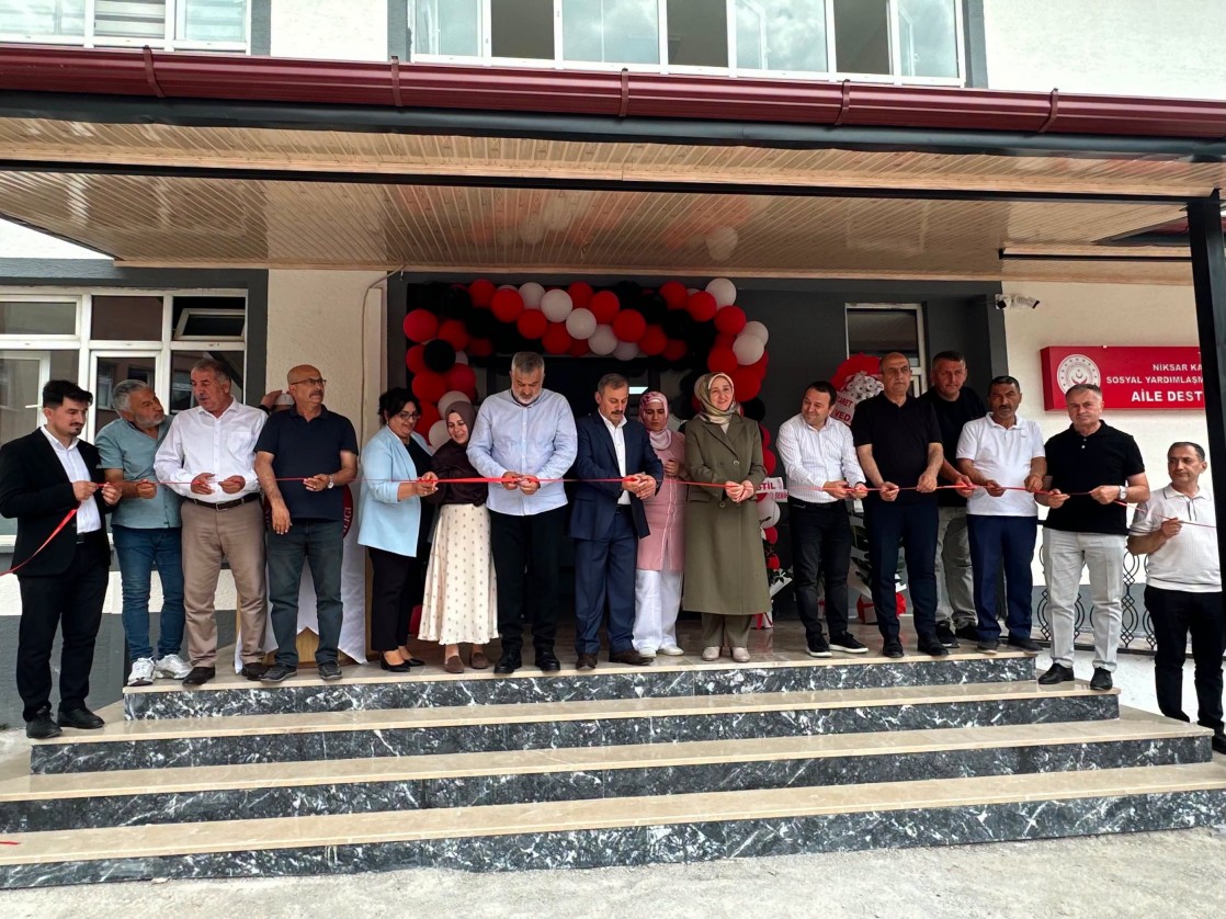 NİKSAR AİLE DESTEK MERKEZİ HİZMETE AÇILDI