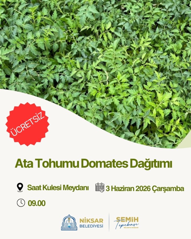 Niksar Belediyesi olarak, belediyemiz seralarında özenle yetiştirdiğim...